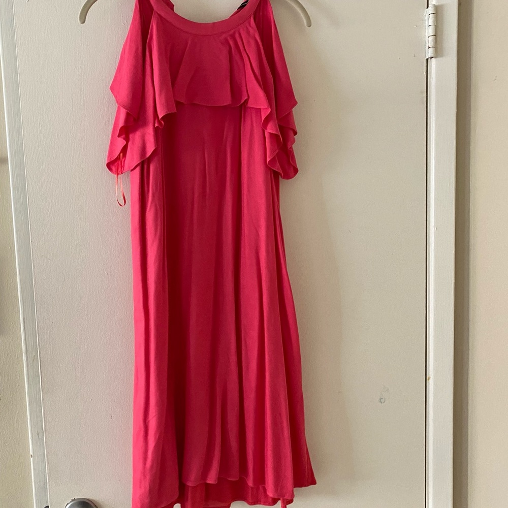 COPY - Massimo Dutti Coral Midi Dress